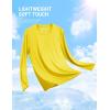 imageTACVASEN Mens Long Sleeve UPF 80 Shirts Sun Protection UV SPF Shirts Rash Guard Fishing Running Quick Dry LightweightYellow