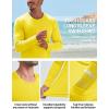 imageTACVASEN Mens Long Sleeve UPF 80 Shirts Sun Protection UV SPF Shirts Rash Guard Fishing Running Quick Dry LightweightYellow