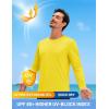 imageTACVASEN Mens Long Sleeve UPF 80 Shirts Sun Protection UV SPF Shirts Rash Guard Fishing Running Quick Dry LightweightYellow