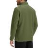imageTACVASEN Mens Quarter Zip Fleece Pullover Long Sleeve Sweatshirt Warm Winter Sweater Casual Golf Shirts for MenArmy Green