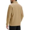 imageTACVASEN Mens Quarter Zip Fleece Pullover Long Sleeve Sweatshirt Warm Winter Sweater Casual Golf Shirts for MenKhaki