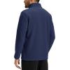 imageTACVASEN Mens Quarter Zip Fleece Pullover Long Sleeve Sweatshirt Warm Winter Sweater Casual Golf Shirts for MenNavy