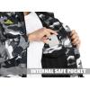 imageTACVASEN Mens Rain Jacket Lightweight Windbreaker with Hooded Water Resistant Outdoor Raincoat for Hiking Travel CampingColor Black
