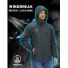 imageTACVASEN Mens Rain Jacket Lightweight Windbreaker with Hooded Water Resistant Outdoor Raincoat for Hiking Travel CampingGray