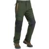 imageTACVASEN Mens Snow Ski Pants Fleece Lined Winter Pants for Men Water Resistant Thermal Snowboard Hiking Hunting WorkArmy Green