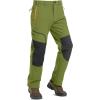 imageTACVASEN Mens Snow Ski Pants Fleece Lined Winter Pants for Men Water Resistant Thermal Snowboard Hiking Hunting WorkD Bright Green