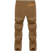 imageTACVASEN Mens Snow Ski Pants Fleece Lined Winter Pants for Men Water Resistant Thermal Snowboard Hiking Hunting WorkLight Brown