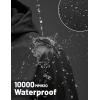 imageTACVASEN Mens Softshell Jacket with Hood Waterproof Tactical Fleece Coat Winter Windbreaker Lightweight Rain JacketsBlack