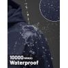 imageTACVASEN Mens Softshell Jacket with Hood Waterproof Tactical Fleece Coat Winter Windbreaker Lightweight Rain JacketsNavy