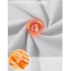 imageTACVASEN Mens Thermal Fleece Shirt Mock Turtle Neck Base Layer Long Sleeve Athletic Warm Undershirt Winter Running TopsWhite