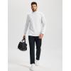 imageTACVASEN Mens Thermal Fleece Shirt Mock Turtle Neck Base Layer Long Sleeve Athletic Warm Undershirt Winter Running TopsWhite