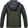 imageTACVASEN Mens Waterproof Ski Jacket Winter Fleece Lining Outdoor Mountain Snow Coat Green L