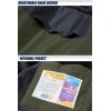 imageTACVASEN Mens Waterproof Ski Jacket Winter Fleece Lining Outdoor Mountain Snow Coat Green L
