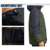 imageTACVASEN Mens Waterproof Ski Jacket Winter Fleece Lining Outdoor Mountain Snow Coat Green L