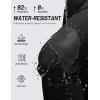imageTACVASEN Mens Winter Hiking Pants Fleece Lined Waterproof Softshell Snow Ski Insulated Work Cargo Pants with 6 Zip PocketsBlack