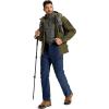 imageTACVASEN Mens Winter Hiking Pants Fleece Lined Waterproof Softshell Snow Ski Insulated Work Cargo Pants with 6 Zip PocketsNavy