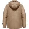 imageTACVASEN Mens Winter Jacket Cotton Military Jackets Fleece Lined Thick Work Warm Cargo Coats with HoodedA149 Khaki