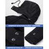 imageTACVASEN Mens Winter Jacket Cotton Military Jackets Fleece Lined Thick Work Warm Cargo Coats with HoodedB148 Black