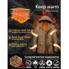 imageTACVASEN Mens Winter Jacket Cotton Military Jackets Fleece Lined Thick Work Warm Cargo Coats with HoodedB148 Khaki