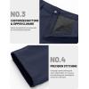 imageTACVASEN Mens Winter Tactical Pants Fleece Lined Cargo Hiking Pants Stretch Water Resistant Outdoor Softshell PantsNavy