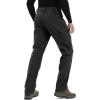 imageTACVASEN Mens Winter Work Pants Fleece Lined Tactical Snow Ski Pant Waterproof Insulated Cargo Hiking Trousers 9 PocketBlack