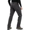 imageTACVASEN Mens Winter Work Pants Fleece Lined Tactical Snow Ski Pant Waterproof Insulated Cargo Hiking Trousers 9 PocketGray
