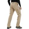 imageTACVASEN Mens Winter Work Pants Fleece Lined Tactical Snow Ski Pant Waterproof Insulated Cargo Hiking Trousers 9 PocketKhaki