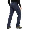 imageTACVASEN Mens Winter Work Pants Fleece Lined Tactical Snow Ski Pant Waterproof Insulated Cargo Hiking Trousers 9 PocketNavy