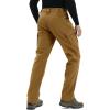 imageTACVASEN Mens Winter Work Pants Fleece Lined Tactical Snow Ski Pant Waterproof Insulated Cargo Hiking Trousers 9 PocketSand
