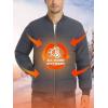 imageTACVASEN Puffer Jacket Men Quilted Mens Lightweight Jackets WaterResistant Warm Padded Comfortable for WinterDark Grey