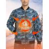imageTACVASEN Puffer Jacket Men Quilted Mens Lightweight Jackets WaterResistant Warm Padded Comfortable for WinterGrey Blue