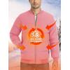 imageTACVASEN Puffer Jacket Men Quilted Mens Lightweight Jackets WaterResistant Warm Padded Comfortable for WinterGrey Pink