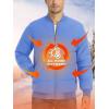 imageTACVASEN Puffer Jacket Men Quilted Mens Lightweight Jackets WaterResistant Warm Padded Comfortable for WinterLight Blue