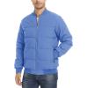 imageTACVASEN Puffer Jacket Men Quilted Mens Lightweight Jackets WaterResistant Warm Padded Comfortable for WinterLight Blue