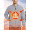 imageTACVASEN Puffer Jacket Men Quilted Mens Lightweight Jackets WaterResistant Warm Padded Comfortable for WinterLight Grey