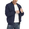imageTACVASEN Puffer Jacket Men Quilted Mens Lightweight Jackets WaterResistant Warm Padded Comfortable for WinterNavy