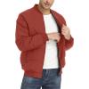 imageTACVASEN Puffer Jacket Men Quilted Mens Lightweight Jackets WaterResistant Warm Padded Comfortable for WinterOrange Red