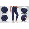 imageTACVASEN Quick Dry Pants Women Athletic Workout Joggers Lightweight Training Cycling Pants Sports Running Sweatpants Navy
