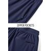 imageTACVASEN Quick Dry Pants Women Athletic Workout Joggers Lightweight Training Cycling Pants Sports Running Sweatpants Navy