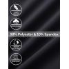 imageTACVASEN Womens Hiking Pants Elastic Waist Sweatpants Travel Running Pants with Pockets Golf Pants Stretch Relaxed Black