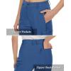 imageTACVASEN Womens Outdoor Fleece Hiking Pants Winter Snow Pants Windproof Water Resistant Thermal Pants for Snowboarding Skiing Blue Grey
