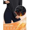 imageTACVASEN Womens Thermal Fleece Shirt Mock Turtle Neck Long Sleeve Athletic Running Warm Tops Base Layer Cold Weather GearBlack