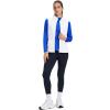 imageTACVASEN Womens Thermal Fleece Shirt Mock Turtle Neck Long Sleeve Athletic Running Warm Tops Base Layer Cold Weather GearColorblue