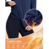 imageTACVASEN Womens Thermal Fleece Shirt Mock Turtle Neck Long Sleeve Athletic Running Warm Tops Base Layer Cold Weather GearNavy