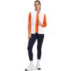 imageTACVASEN Womens Thermal Fleece Shirt Mock Turtle Neck Long Sleeve Athletic Running Warm Tops Base Layer Cold Weather GearOrange