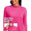 imageTACVASEN Womens Thermal Fleece Shirt Mock Turtle Neck Long Sleeve Athletic Running Warm Tops Base Layer Cold Weather GearRosered