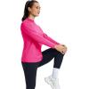 imageTACVASEN Womens Thermal Fleece Shirt Mock Turtle Neck Long Sleeve Athletic Running Warm Tops Base Layer Cold Weather GearRosered