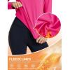 imageTACVASEN Womens Thermal Fleece Shirt Mock Turtle Neck Long Sleeve Athletic Running Warm Tops Base Layer Cold Weather GearRosered