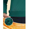 imageTACVASEN Womens Thermal Shirts Lightweight Fleece Lined Long Sleeve Winter Base Layer Undershirt for WorkoutEgreen