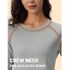 imageTACVASEN Womens Thermal Shirts Lightweight Fleece Lined Long Sleeve Winter Base Layer Undershirt for WorkoutLightgrey